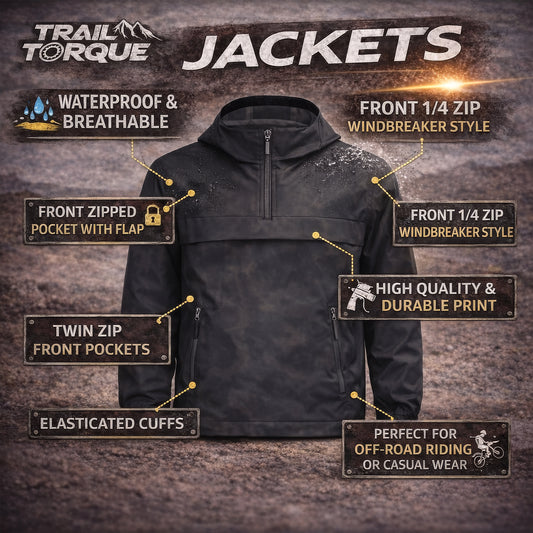 Custom Waterproof Jackets (1/4 Zip)