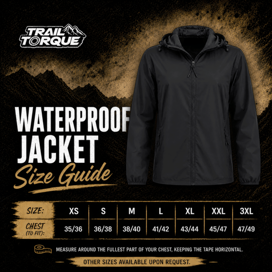Custom Waterproof Jacket (Full Zip)