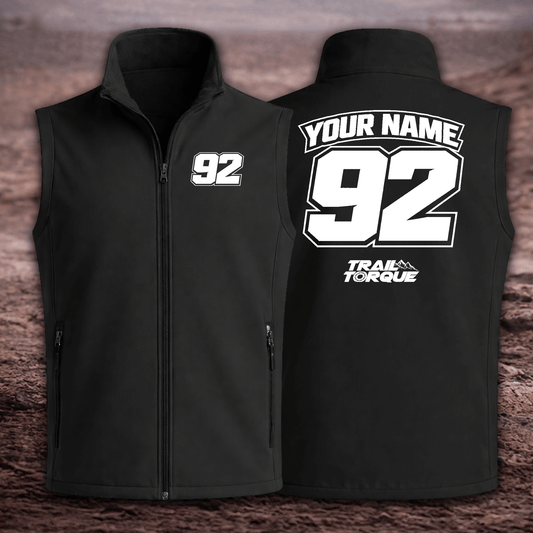 Custom Name & Race Number Gilets