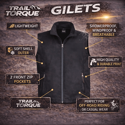 Custom Name & Race Number Gilets