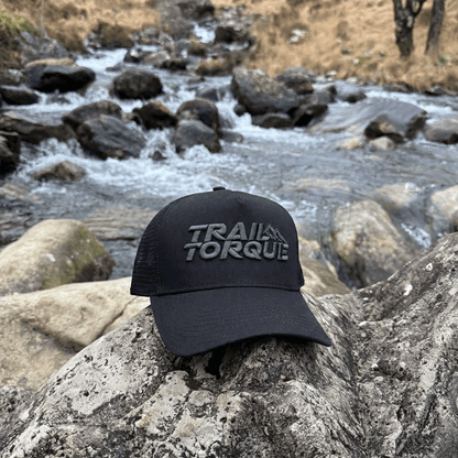 Embroidered Trail Torque Trucker Cap
