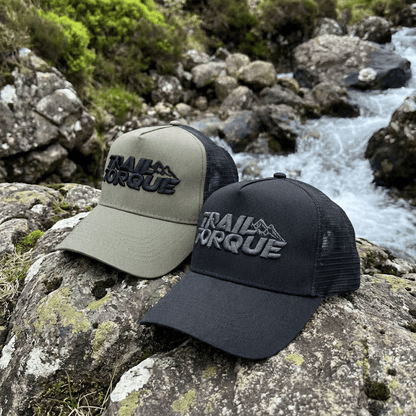 Embroidered Trail Torque Trucker Cap