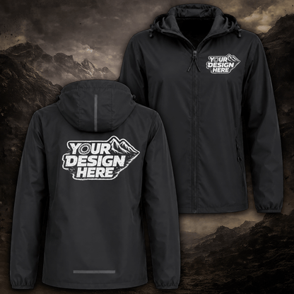 Custom Waterproof Jacket (Full Zip)