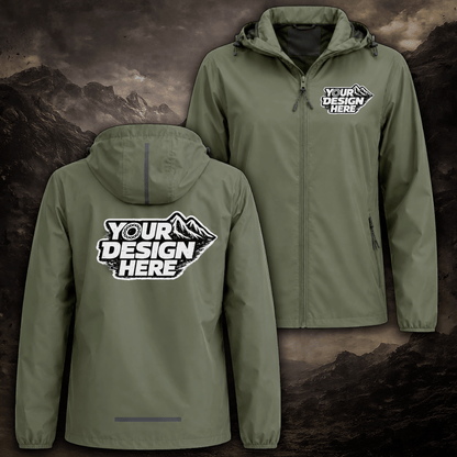 Custom Waterproof Jacket (Full Zip)