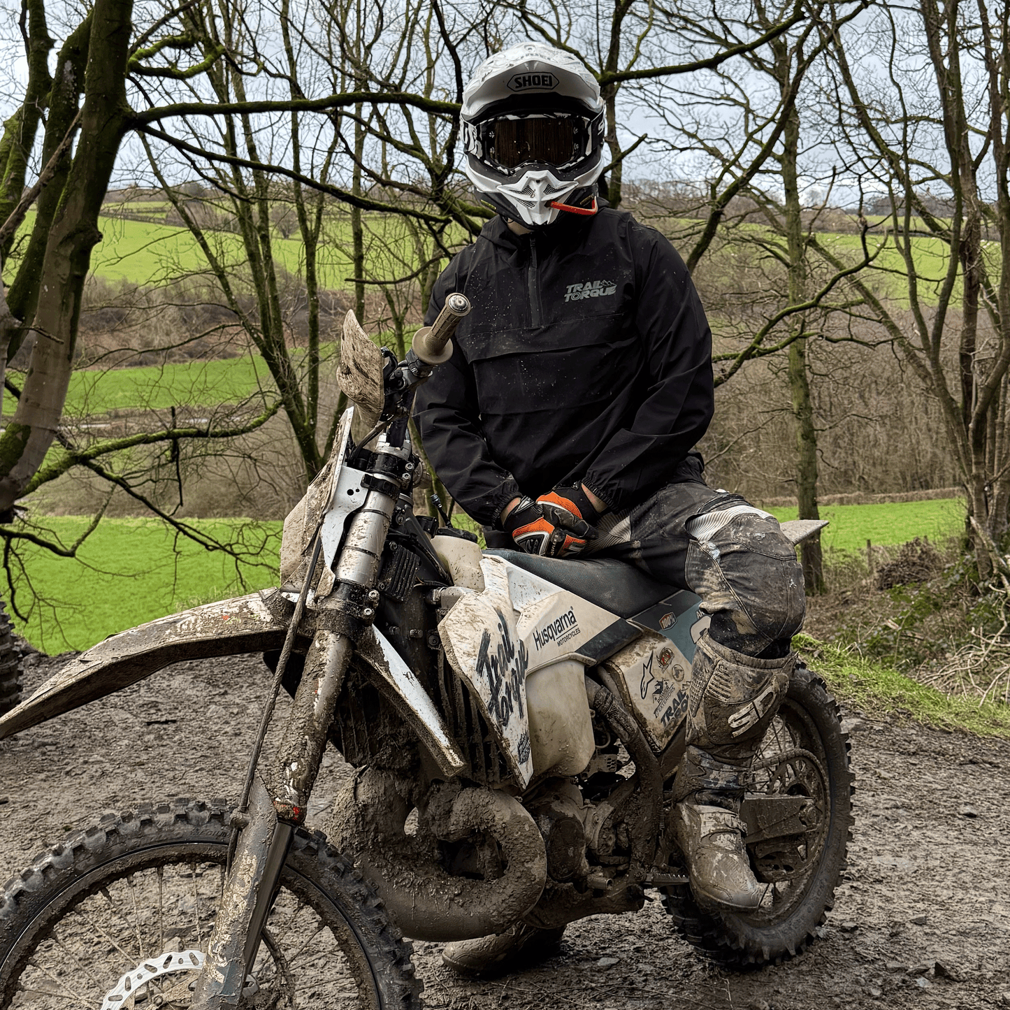 Trail Torque Classic Logo 1/4 Waterproof Jacket