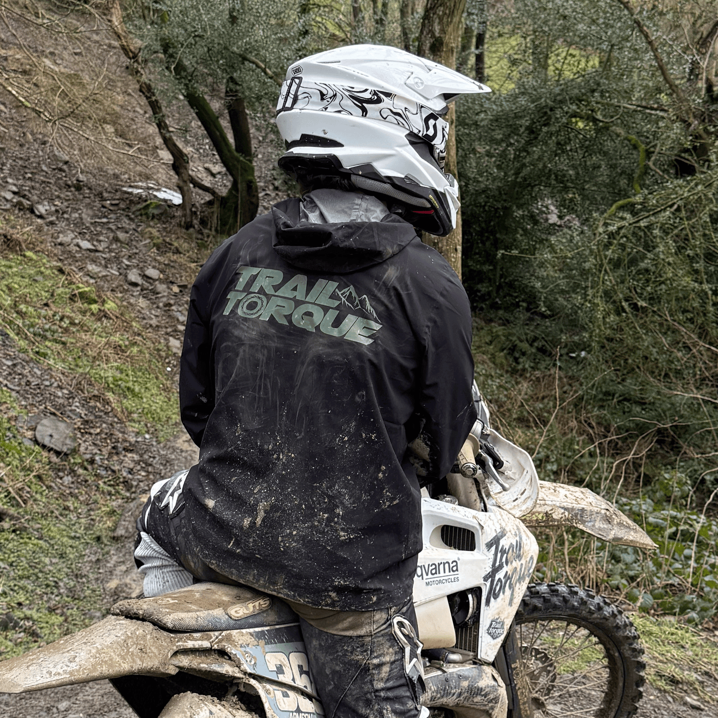 Trail Torque Classic Logo 1/4 Waterproof Jacket