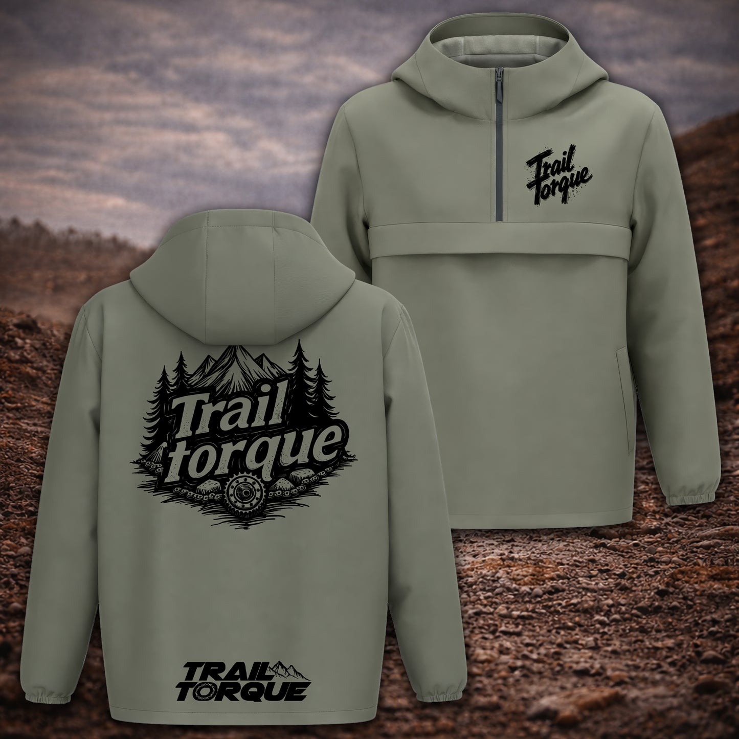 Trail Torque Mountains 1/4 Waterproof Jacket