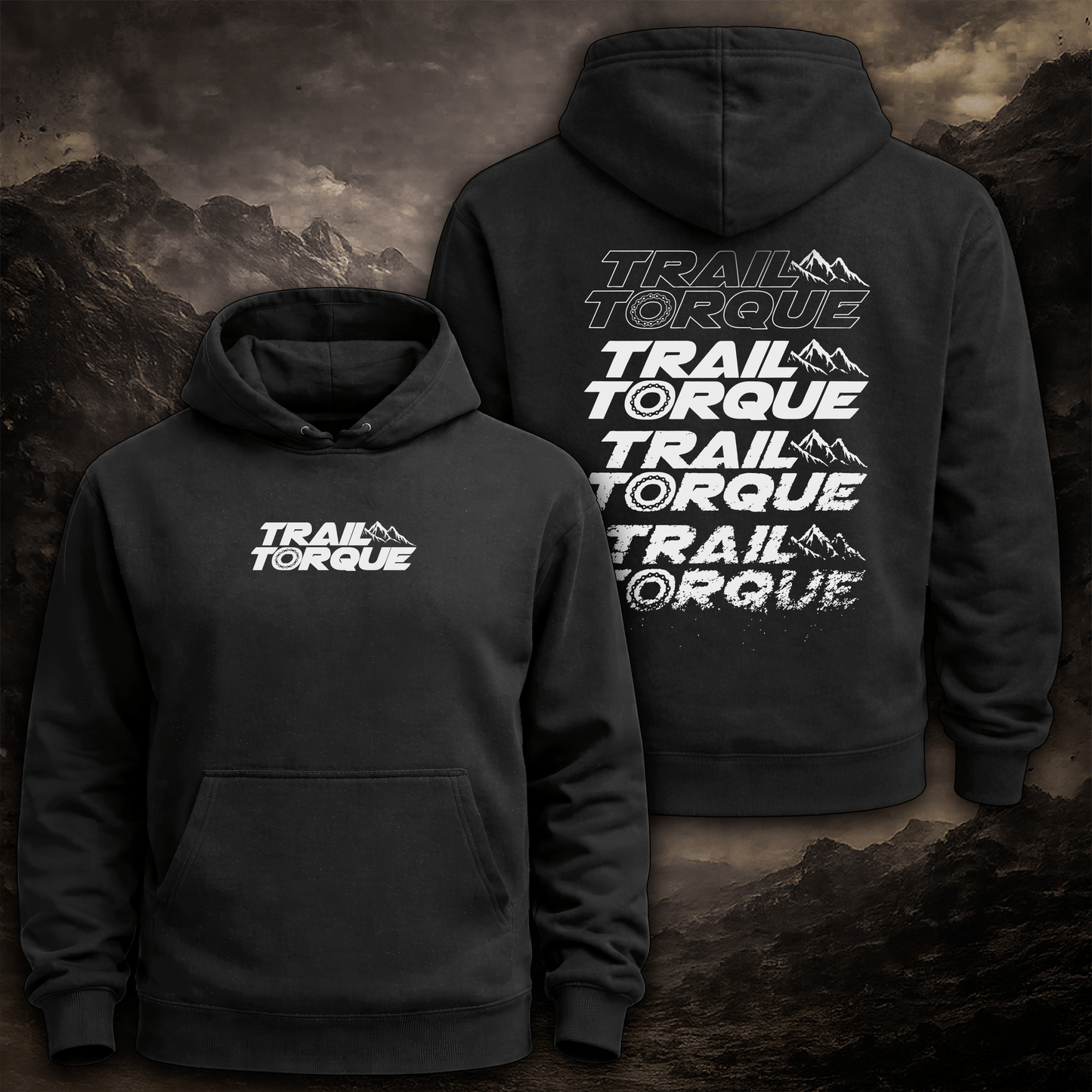 Trail Torque Repeat Logo Hoodie