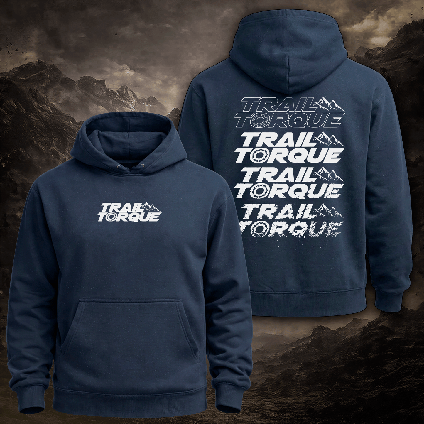 Trail Torque Repeat Logo Hoodie