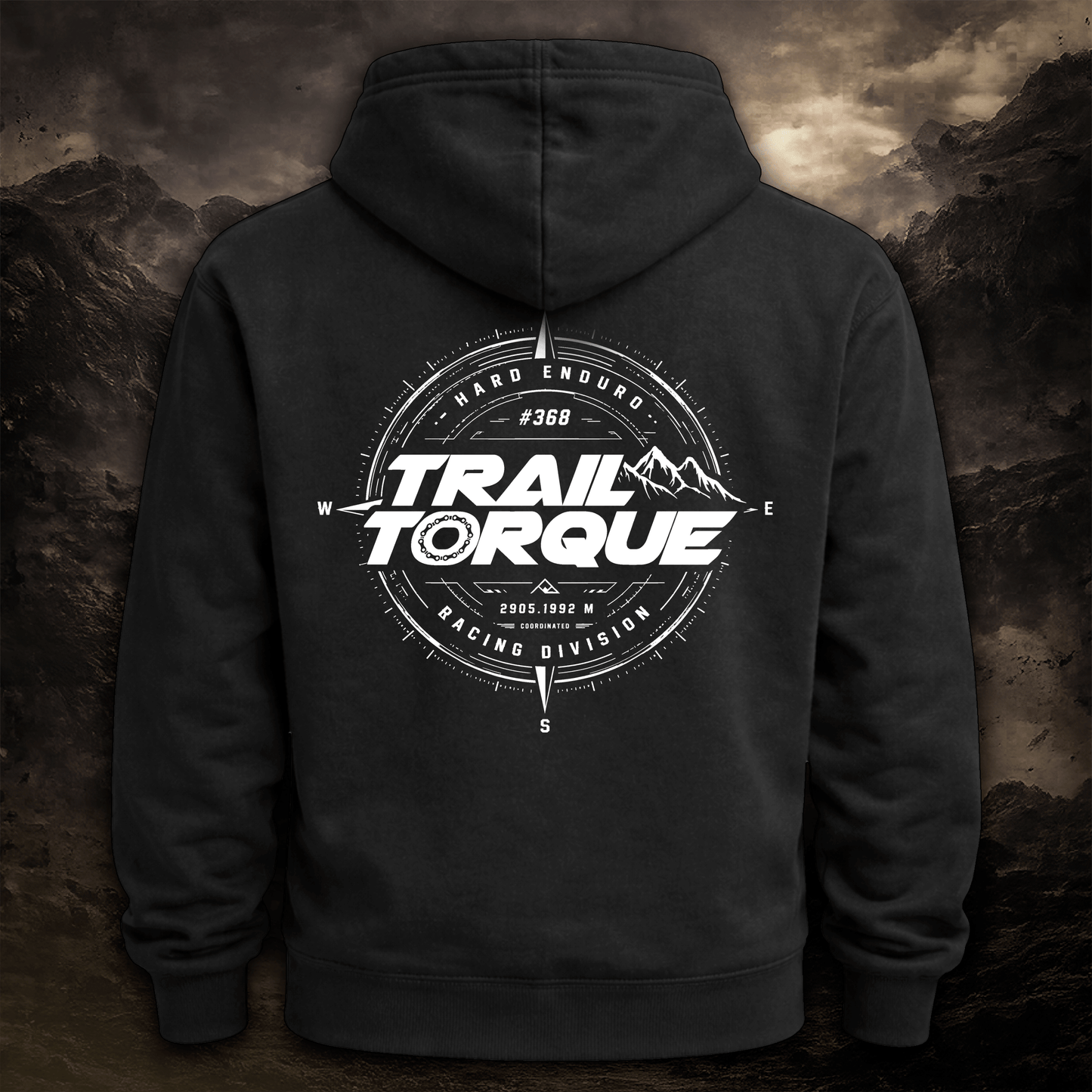 Trail Torque Compass Hoodie