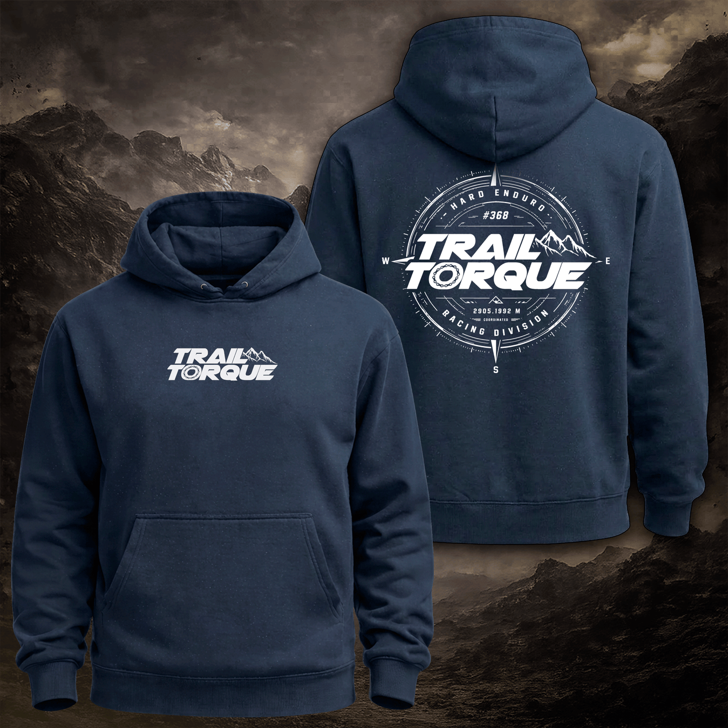 Trail Torque Compass Hoodie